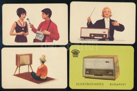 1965-1967 8 db Elektroipmex kártyanaptár