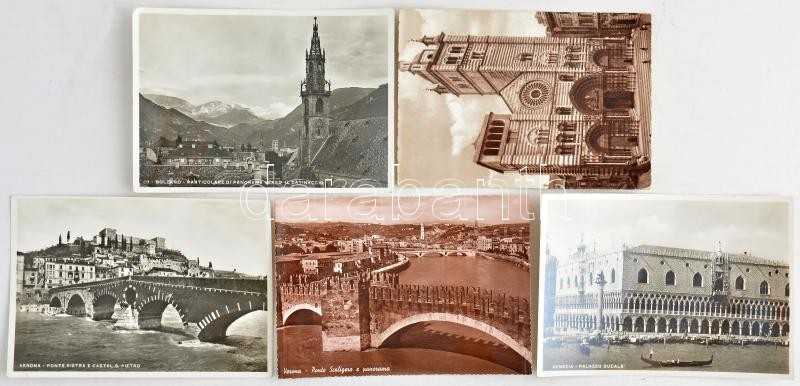 Kb. 137 db RÉGI olasz város képeslap vegyes minőségben / Cca. 137 pre-1945 Italian town-view postcards in mixed quality - Image 3