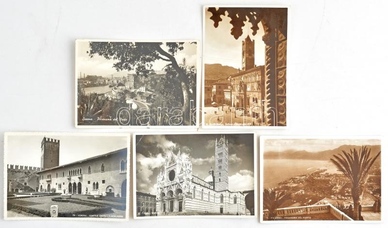 Kb. 137 db RÉGI olasz város képeslap vegyes minőségben / Cca. 137 pre-1945 Italian town-view postcards in mixed quality - Image 4