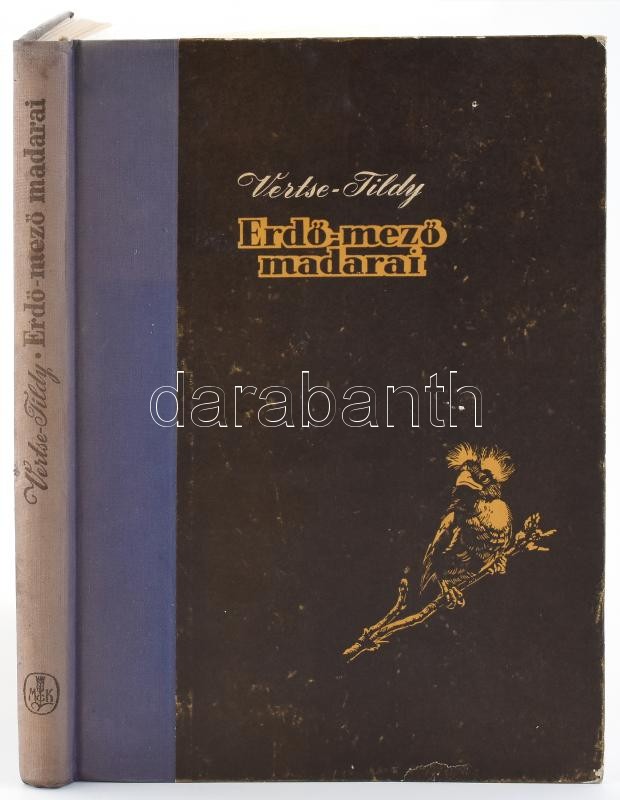 Vertse Albert: Erdő-mező madarai. Ifj. Tildy Zoltán fekete-fehér fotóival. Bp.,1959, Mezőgazdasági Kiadó. harmadik, átdolgozott kiadás. Kiadói kopott félvászon-kötés, a gerincen kis sérüléssel, az elülső szennylap kissé foltos
