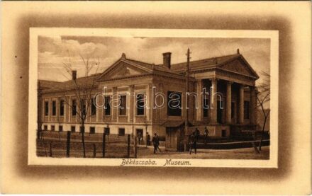 Békéscsaba, Múzeum. Teván Adolf kiadása (EK)