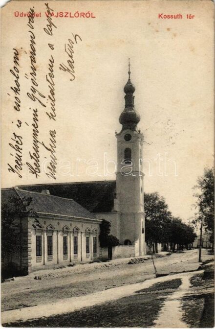 1914 Vajszló, Kossuth tér, Református templom (EM)
