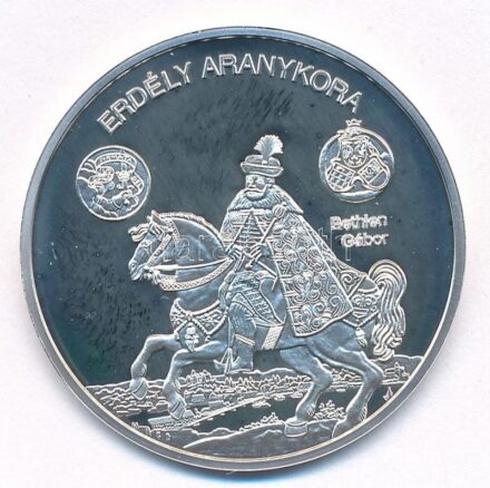 DN 'Nemzetünk nagyjai - Bethlen Gábor' Ag emlékérem tanúsítvánnyal (10,37g/0.999/35mm) T:PP