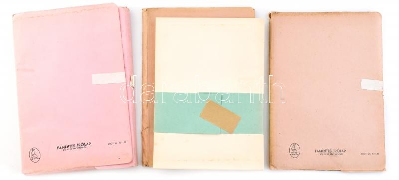 3 teli csomag famentes írólap