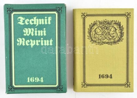 W. Gottfried Voigt: Physikallischer Zeitvertreiber 1694. Német nyelvű reprint kiadás, Berlin1986. Kiadói vászonkötésben és kartonált tokban. 11x8cm