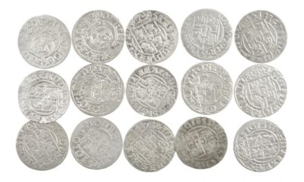 Lengyel Királyság ~1620. Poltorak / 3 Polker Ag 'III. Zsigmond' (15db) T:2-3 Poland ~1620. Poltorak / 3 Polker Ag 'Sigismund III' (15pcs) C:XF-F Krause KM#41