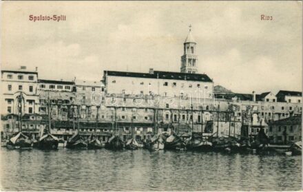 Split, Spalato; Riva / port. Naklada Jakov Pandza (EK)