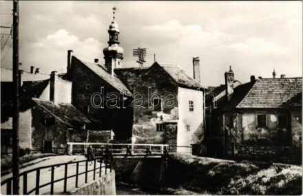 Sopron, Ikva patak, híd. Képzőművészeti Alap Kiadóvállalat