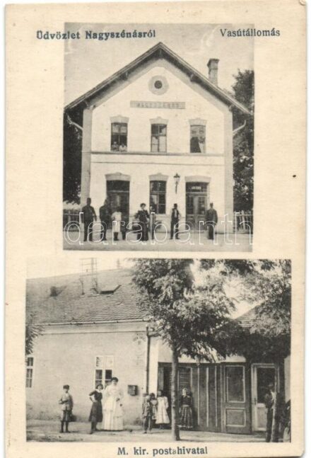 Nagyszénás, Vasútállomás, Postahivatal