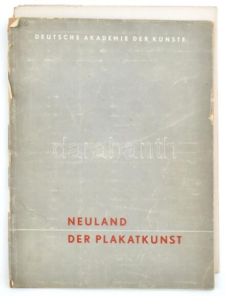 cca 1955 Neuland der Plakatkunst 24 db A/4 máretű propaganda plakát reprodukcióval