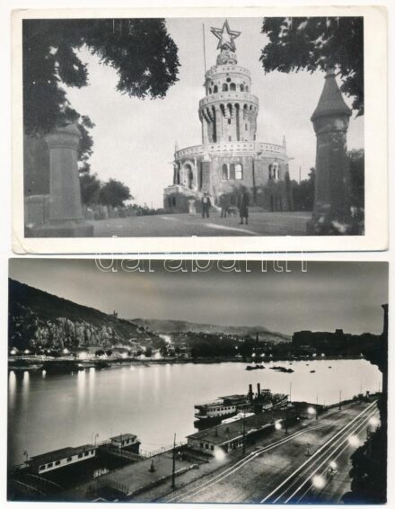 BUDAPEST - 33 db MODERN fekete-fehér képeslap