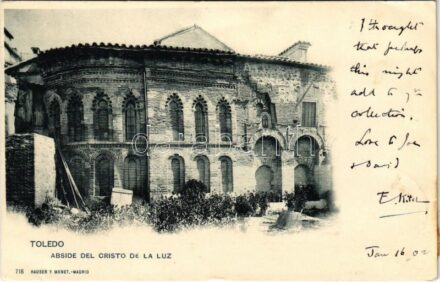 1902 Toledo, Abside del Cristo de la Luz / Apse of the Christ of Light