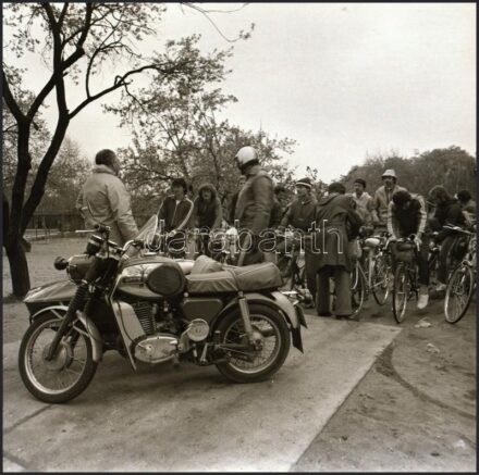 1979 MZ motorkerékpár, 1 db szabadon felhasználható vintage NEGATÍV, 6x6 cm