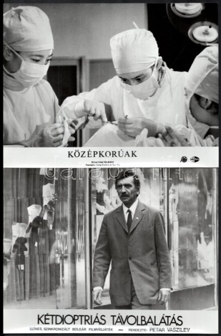 cca 1985 előtt készült felvételek különféle külföldi filmek egy-egy jelenetéről, 13 db vintage produkciós filmfotó, 18x24 cm