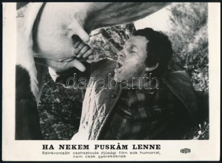 1971 Önkiszolgáló tejcsárda, 1 db vintage produkciós filmfotó, 18x24 cm