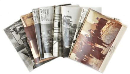 1973 ,,Nincs idő' című magyar film jelenetei és szereplői, 13 db produkciós filmfotó, 24x30 cm