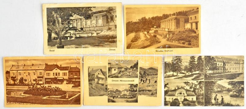 200 db MODERN magyar 60 filléres város képeslap (Képzőművészeti Alap Kiadóvállalat) / 200 modern Hungarian town-view postcards from the 50's - Image 2