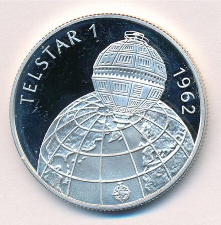 1992. 500Ft Ag 'Telstar 1' T:1 (PP) ujjlenyomatos Adamo EM127