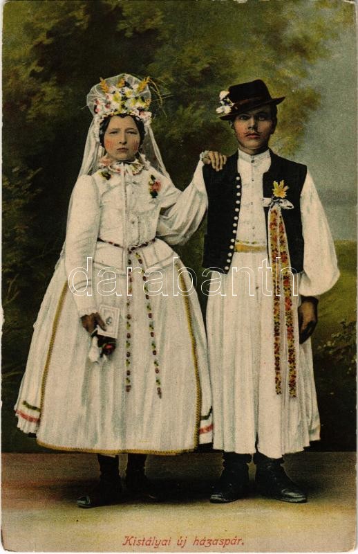 Andornaktálya, Kistályai új házaspár, magyar folklór (fl)