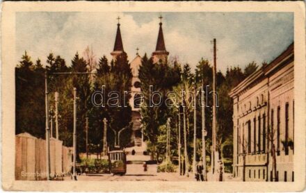 1931 Szombathely, Kálvária, villamos (EK)