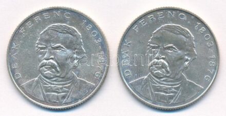 1994. 200Ft Ag 'Deák' (2x) T:1-,2 Adamo F13