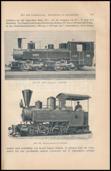 Der Eisenbau. Ausgenommen Vorarbeiten, Unterbau und Tunnelbau. Handbuch der Ingenieurwissenschaften V. Siebente Abteilung: Schmalspurbahnen. Beatbeitet von Alfred Birk. Herausgegeben F. Loewe und H. Zimmermann. Mit einer Tafel, 145 Abbildungen im
