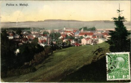 Police nad Metují, Politz an der Mettau; TCV card (EK)
