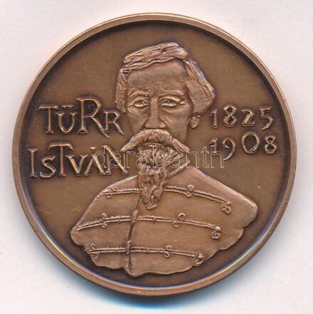 Lantos Györgyi (1953-) 1988. 'MÉE XVIII. Vándorgyűlés - Baja / Türr István' bronz emlékérem (42,5mm) T:1,1- Adamo BA3