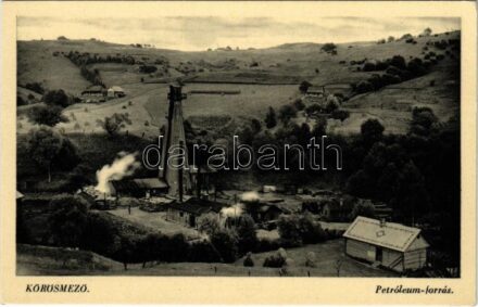 Kőrösmező, Yasinia, Yasinya, Jaszinya, Jassinja, Jasina; Petróleum-forrás, olajkút / oil well, oil plant (EK)