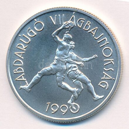 1989. 500Ft Ag 'Labdarúgó Világbajnokság - két játékos' kapszulában T:BU Adamo EM108