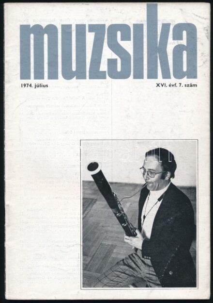 A Muzsika 1974-es évfolyam 7. sz. 6 aláírással: Ondrej Lénárd, Medveczky Ádám, Kobayashi Ken-Ichiro, Párkai István, Sándor Anna, Witold Vitoslanski
