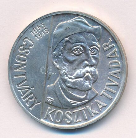 1977. 200Ft Ag 'Festők II. - Csontváry' T:1 patina Adamo EM52
