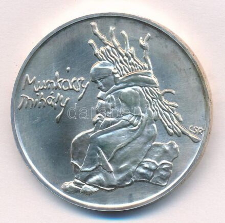 1976. 200Ft Ag 'Festők I. - Munkácsy' T:1 patina Adamo EM50