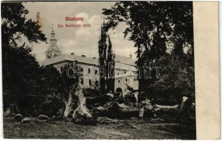 Munkács, Mukacheve, Mukacevo; Szent Bazil rendű zárda, kolostor. Niedermann tőzsde kiadása / Saint Basil monastery (EK)