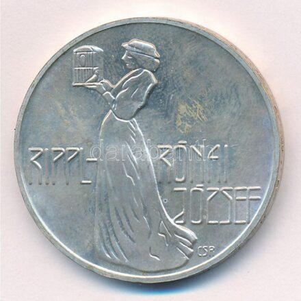 1977. 200Ft Ag 'Festők II. - Rippl-Rónai' T:1 patina Adamo EM54