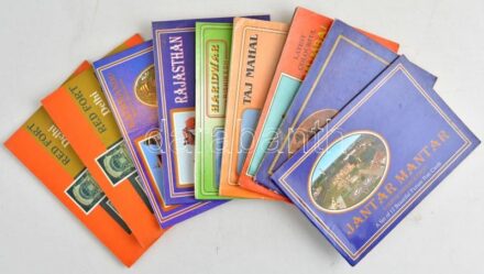 INDIA - 9 db modern képeslapfüzet / 9 modern postcard booklets