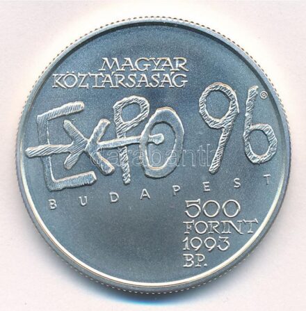1993. 500Ft Ag 'Expo 96 Budapest / Kommunikáció egy jobb világért' kapszulában T:BU Adamo EM131