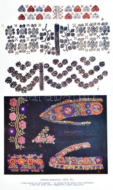 Malonyay Dezső (szerk.): A magyar nép művészete IV. kötet: A dunántúli magyar nép művészete. (Veszprém, Zala, Somogy, Tolna.) Számos szakértő és művész közreműködésével írta - -. Bp., 1912, Franklin. Rendkívül gazdag - Image 3