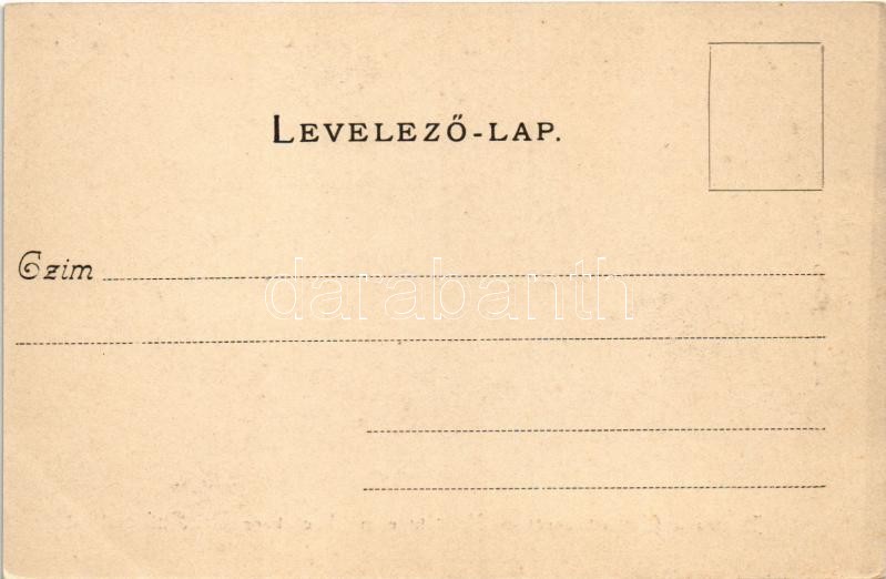 Budapest I. Kilátás a Gellérthegyről, Királyi vár, Tabán, Döbrentei tér, Szenes Ede üzlete. Divald Károly 3. sz. - Image 2