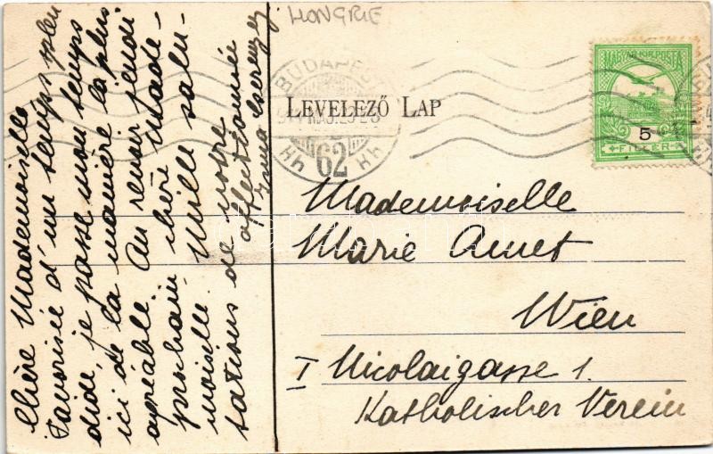 1914 Budapest XIII. Vígszínház, villamos, cukrászda. Divald Károly 80. sz. (EK) - Image 2