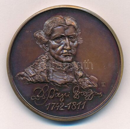 Kelemen Kristóf (1922-2001) / Sebestyén Sándor (1949-) 1987. 'MÉE XVII. Vándorgyűlés Nyíregyháza / Bessenyei György' Br emlékérem (42,5mm) T:1-