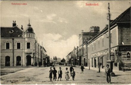 Szekszárd, Széchenyi utca, Salamon Testvérek üzlete, Augusz-ház