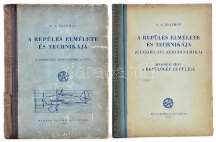 A. A. Zsabrov: A repülés elmélete és technikája. A repülőgép repülésének alapjai. Ford.: Nagy Ernő.; A repülés elmélete és technikája. (Gyakorlati aerodinamika.) Második rész: A repülőgép repülése. Ford.: Nagy Ernő. Bp.,