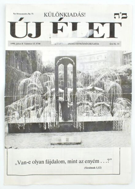 1990 Az Új élet c. lap egy száma