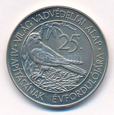 1988. 50Ft 'Világ Vadvédelmi Alap II. - Kékvércse' T:BU Adamo EM101