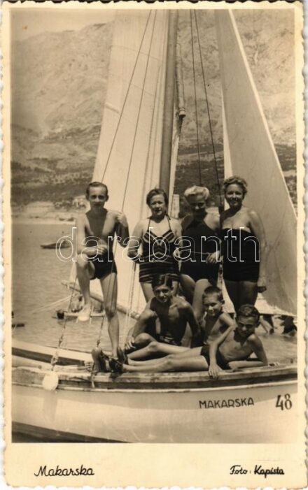 Makarska, nyaralás, vitorlázás / sailing holiday. Foto Kapista (EK)