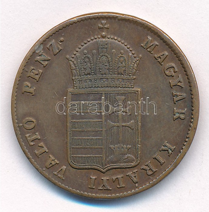 1848. 1kr Cu T:1-,2 Adamo B1 - Image 2