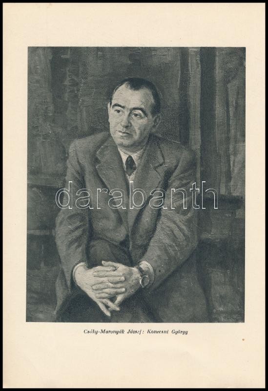 cca 1953 IV. Magyar Képzőművészeti Kiállítás. Műcsarnok kiállítási katalógus. Benne több ismert művésszel, közte Bernáth Aurél, Borsos Miklós, Csáki-Maronyák József, Csernus Tibor, Edvi Illés Aladár, Ék Sándor, Glatz - Image 2