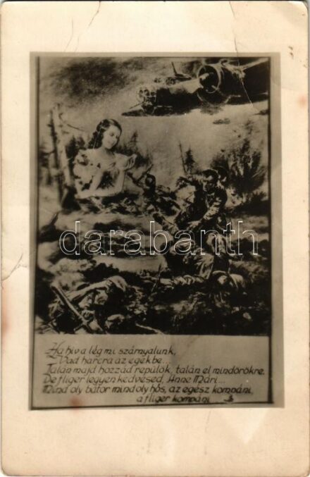 1944 Ha hív a lég mi szárnyalunk... Második világháborús magyar katonai repülő / WWII Hungarian military aircraft (fa)