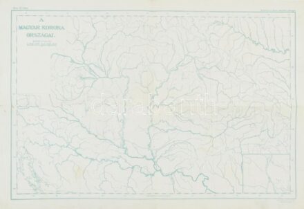 A Magyar Korona országai, 1: 2 400 000, Magyar Földrajzi Intézet Rt., kis szakadással, 31,5×45,5 cm